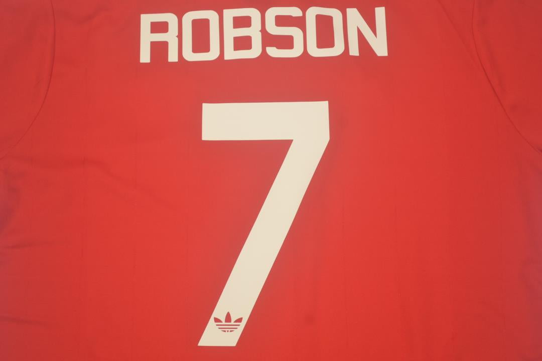Camisa Manchester United Home 82/84 - Versão Retrô "Robson" Nº 7