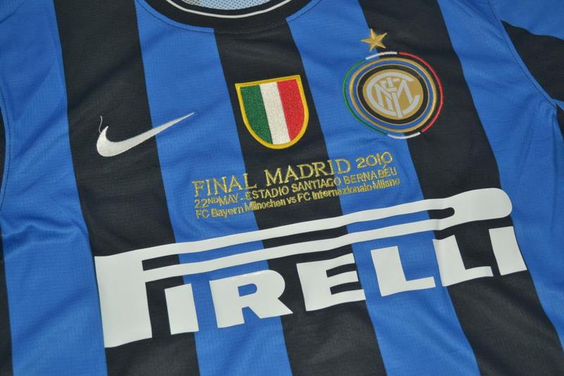 Camisa Retrô Inter de Milão Home UCL Finale Versão 2010 "Stankovic" N°.5