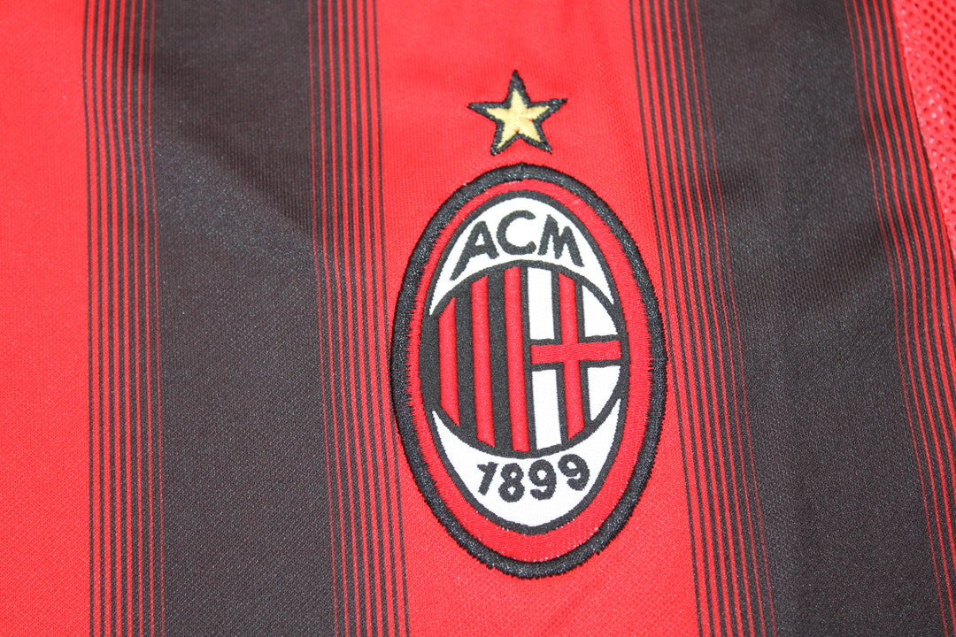 Camisa Milan Manga Longa 04/05 - Versão Retrô "Shevchenko" Nº 7