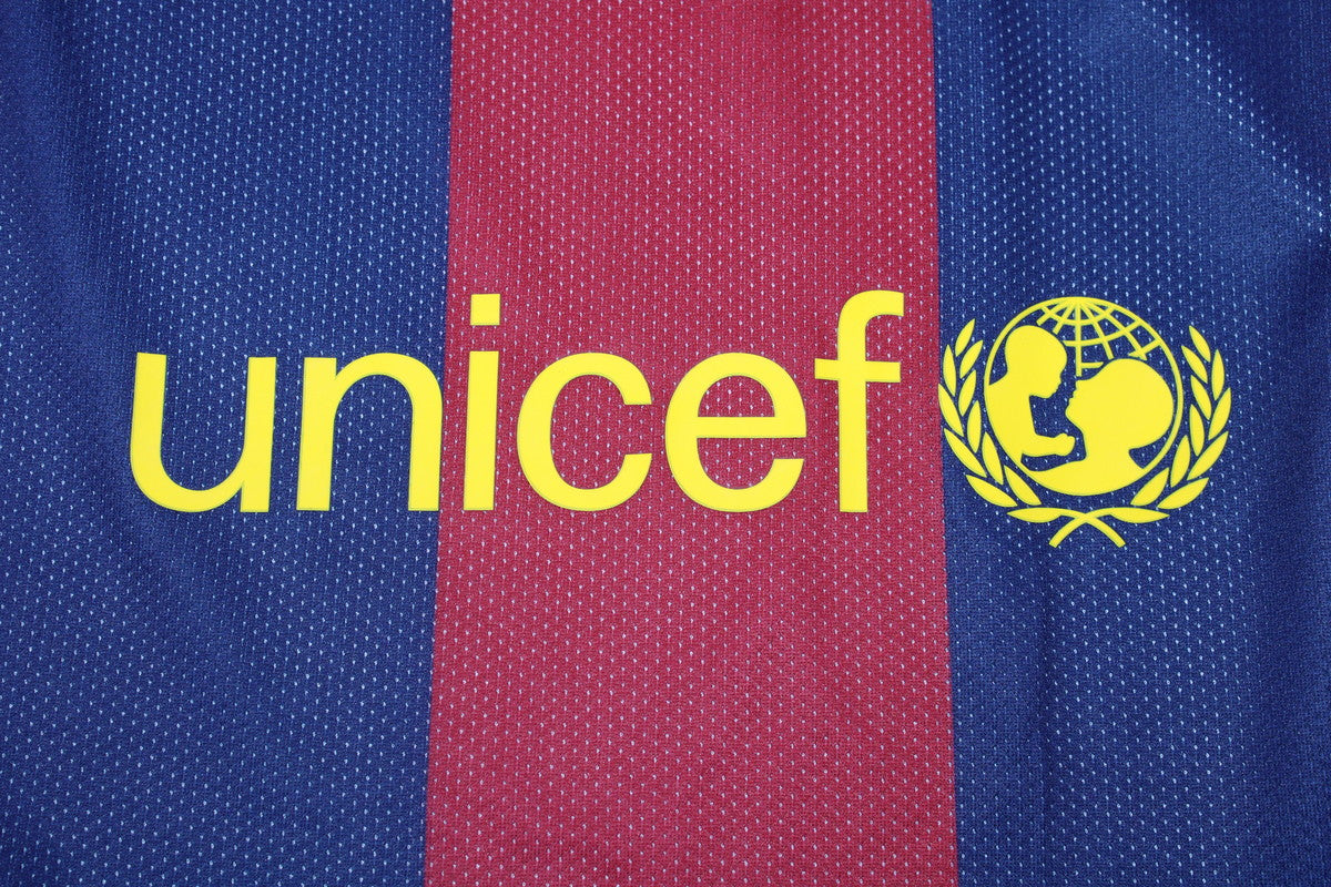 Camisa Barcelona Manga Longa Home 14/15 - Versão Retrô