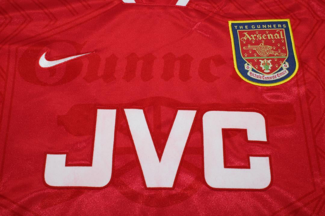 Camisa Arsenal Home 96/98 - Versão Retrô "Bergkamp" Nº 10