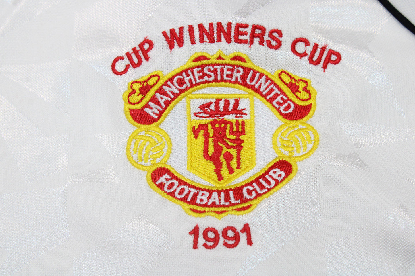Camisa Manchester United Manga Longa Away 90/91 - Versão Retrô