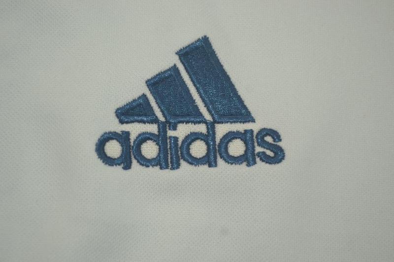 Camisa Real Madrid Manga Longa Home 01/02 - Versão Retrô
