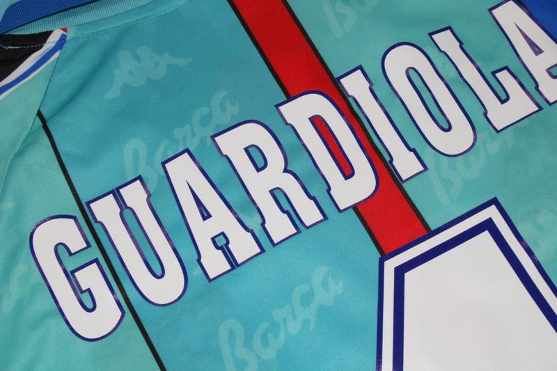Camisa Barcelona Away 96/97 - Versão Retrô "Guardiola" Nº 4