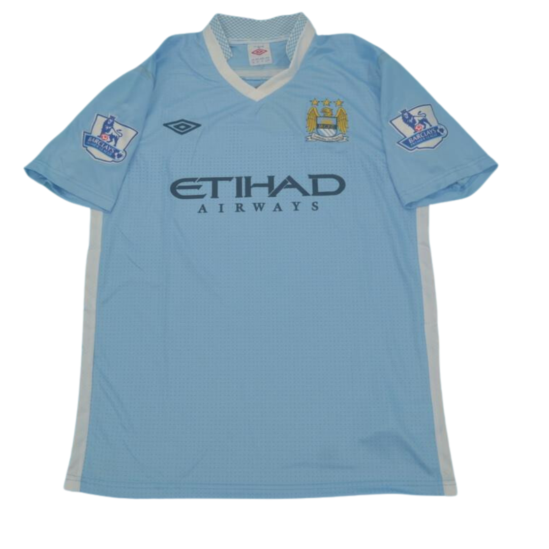 Camisa Retrô Manchester City Home 11/12 "Kun Aguero" Nº16