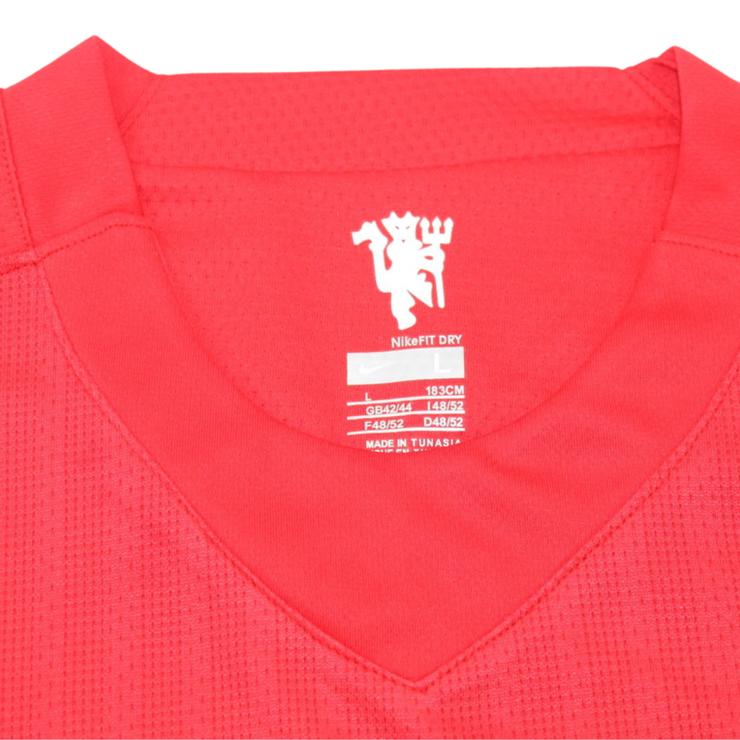 Camisa Manchester United UCL Final 3 Estrelas 07/08 - Versão Retrô
