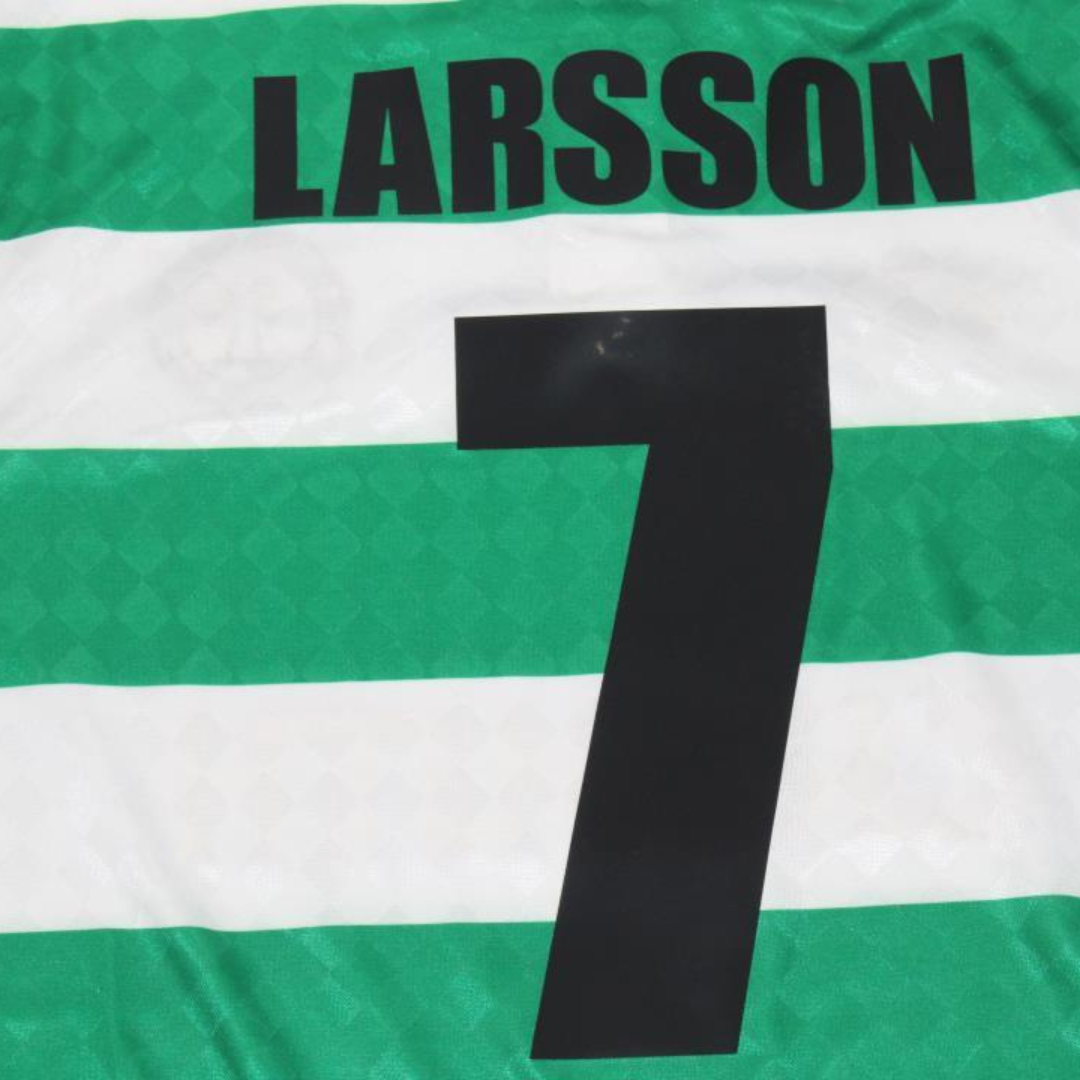 Camisa Celtic Manga Longa 87/88 - Versão Retrô "Larsson" Nº 7