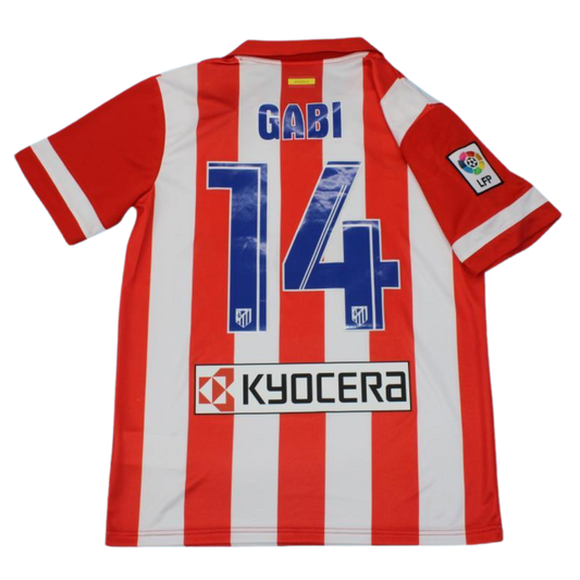 Camisa Atlético de Madrid Home 13/14 - Versão Retrô "Gabi" Nº 14