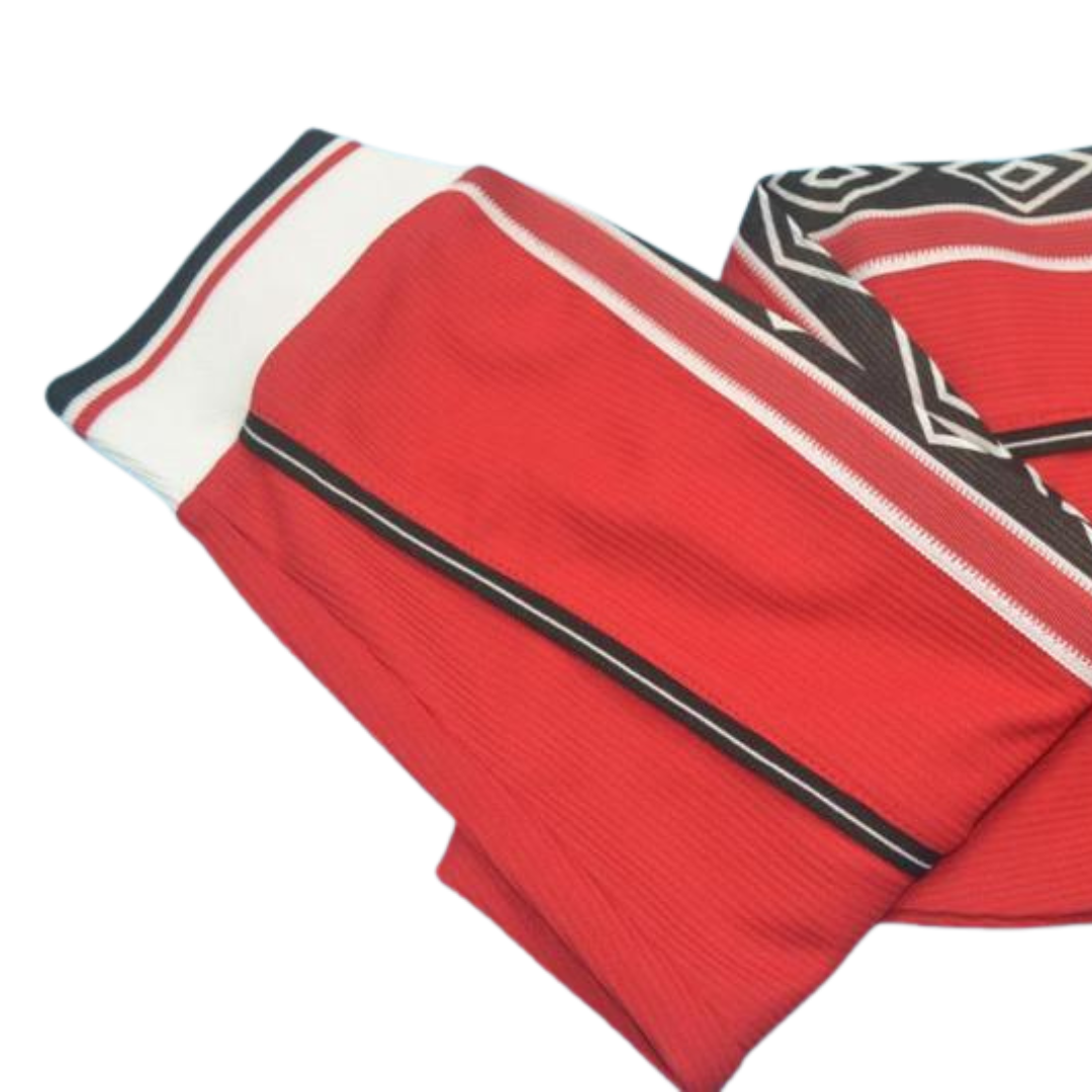 Camisa Manchester United Manga Longa Home 98/99 - Versão Retrô