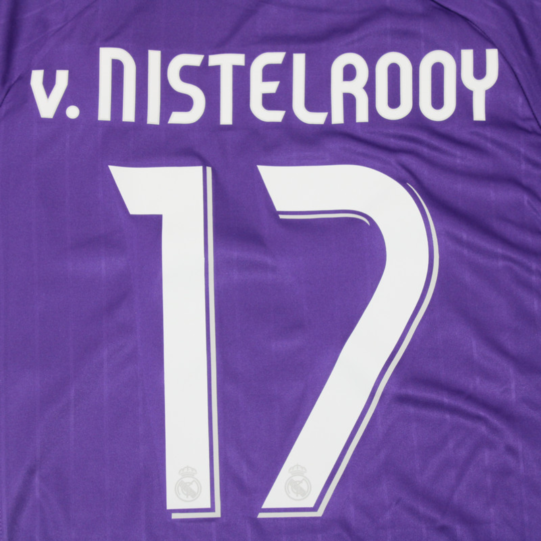 Camisa Real Madrid Away 06/07 - Versão Retrô "v.Nisteladoy" Nº 17