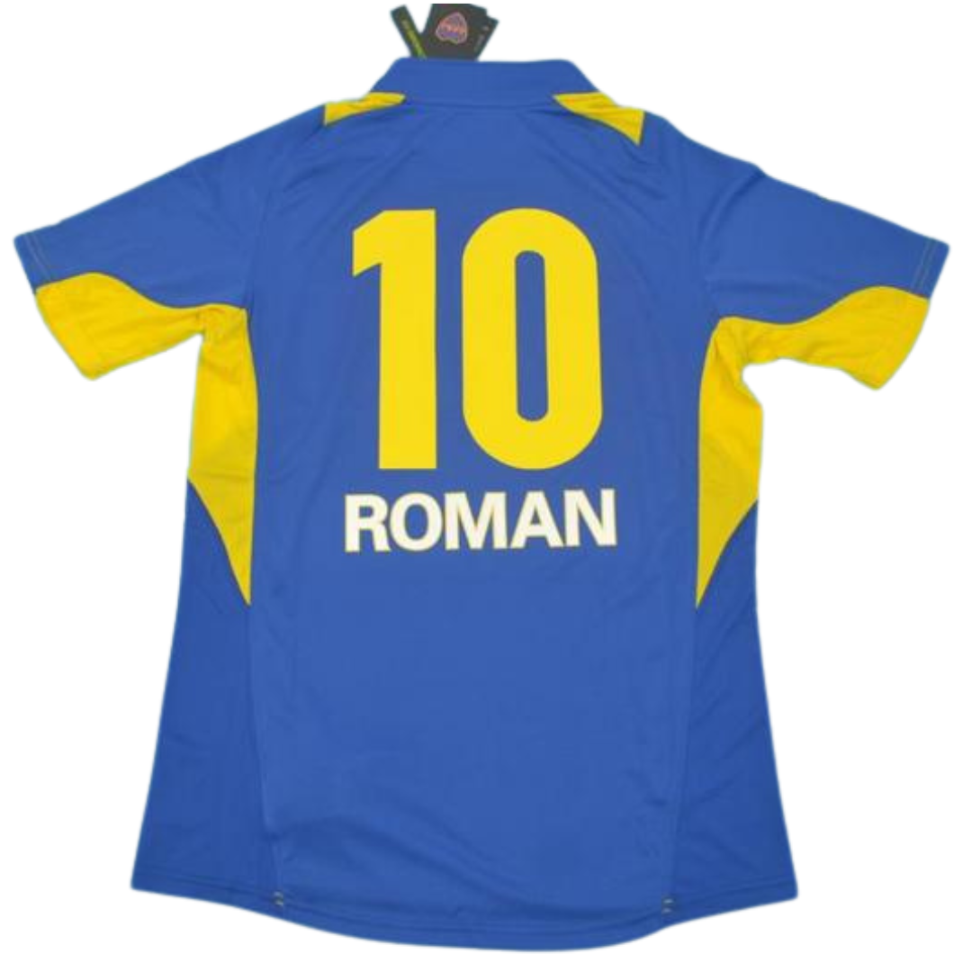 Camisa Boca Juniors Home 2005 - Versão Retrô "Roman" N° 10