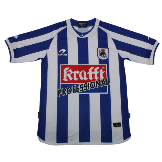 Camisa Real Sociedad Home 02/03 - Versão Retrô