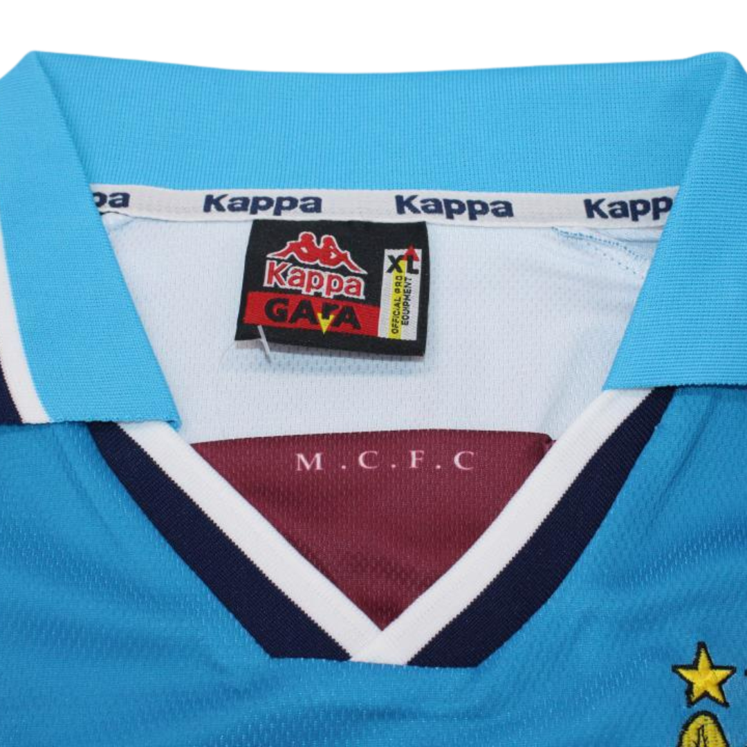 Camisa Manchester City Home 98/99 - Versão Retrô Nº 9
