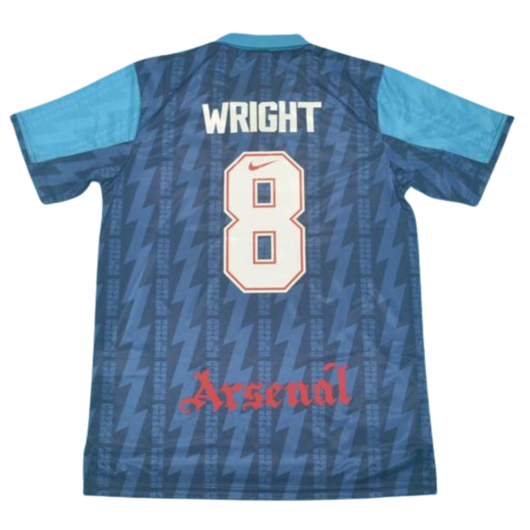 Camisa Arsenal Away 1994 - Versão Retrô "Wright" Nº 8