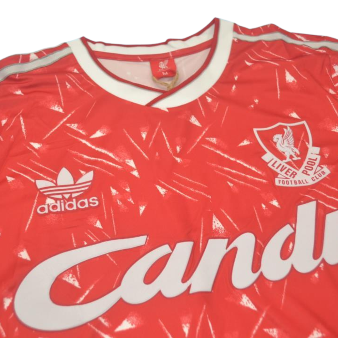 Camisa Liverpool Manga Longa Home 89/91 - Versão Retrô