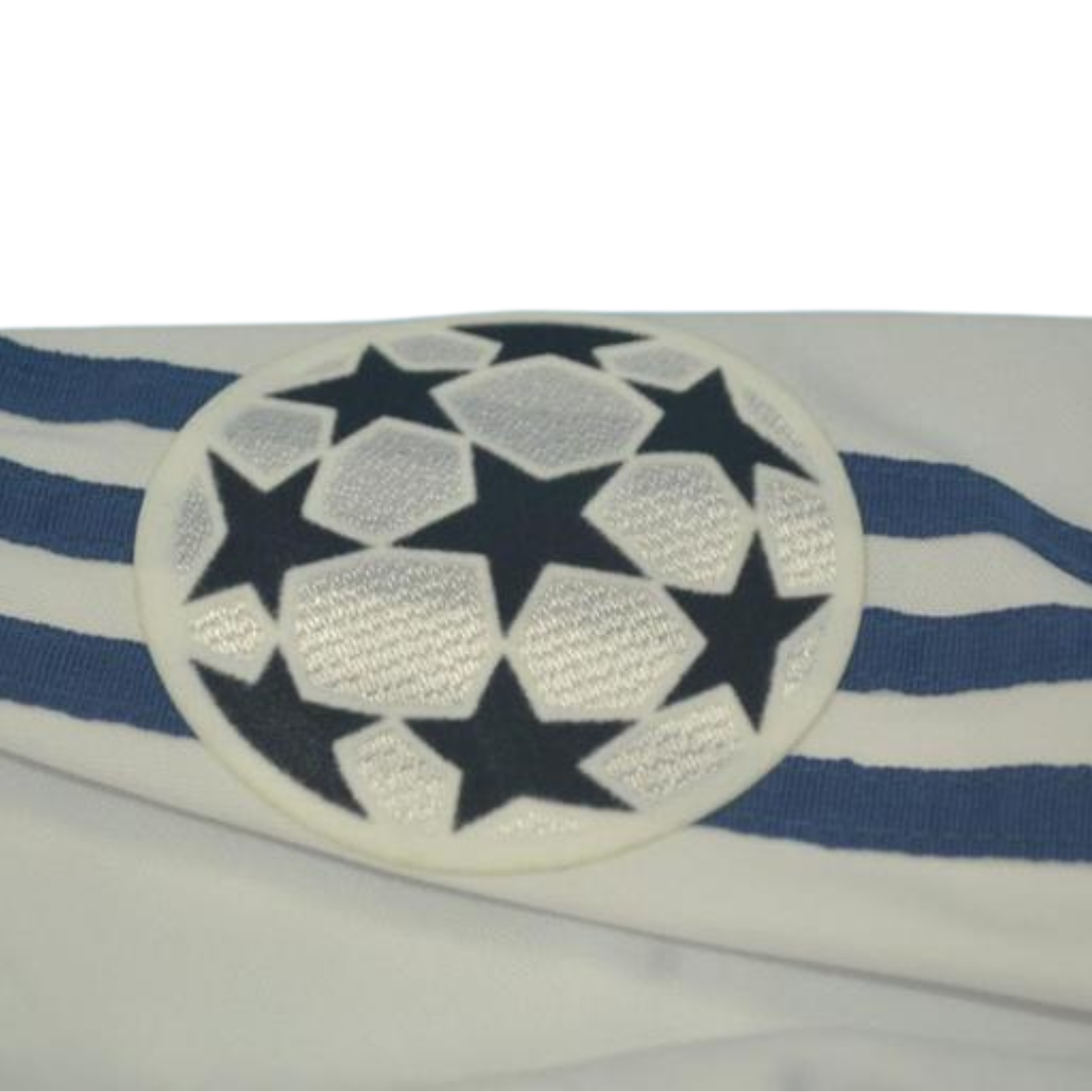 Camisa Real Madrid Manga Longa Home 01/02 - Versão Retrô