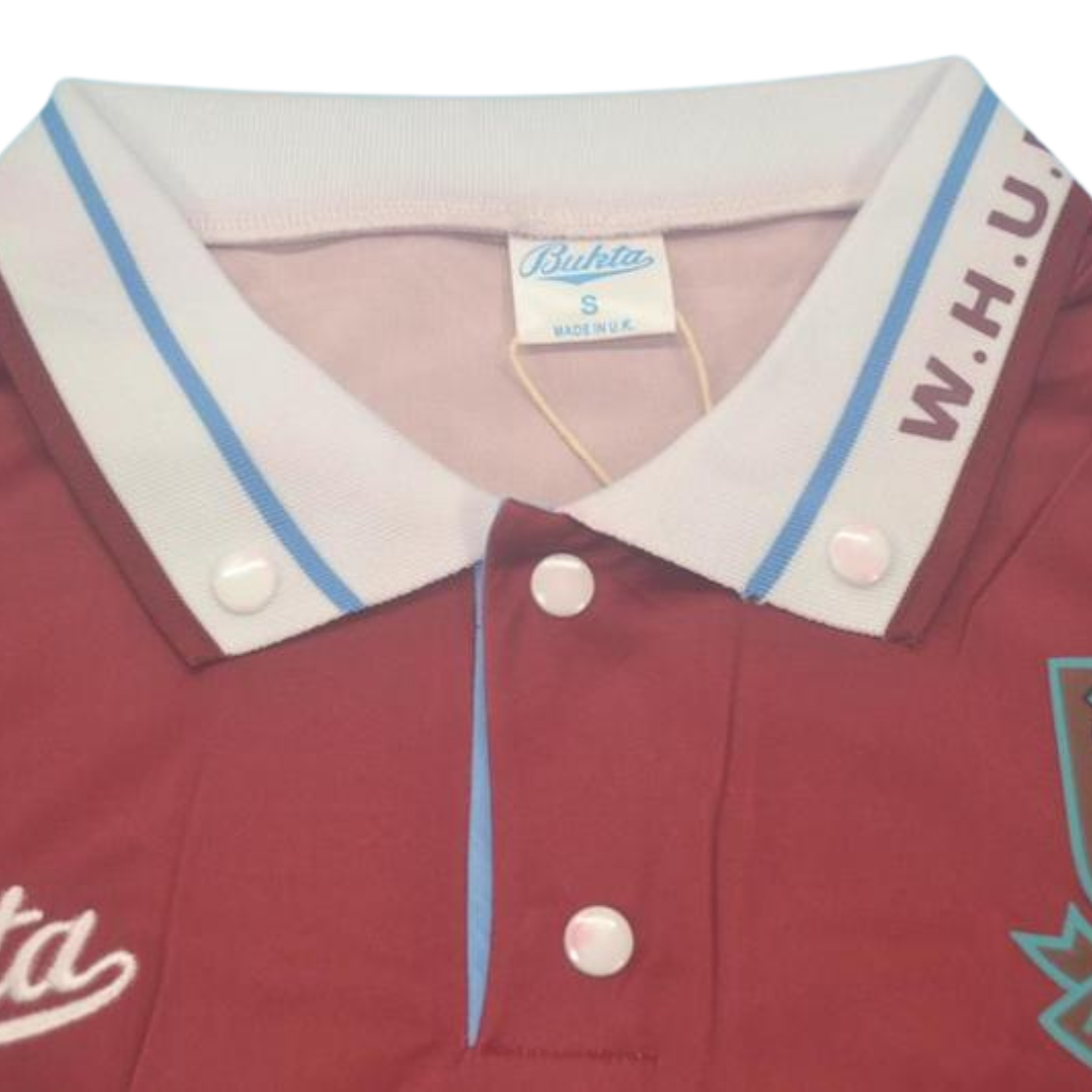 Camisa West Ham Home 91/92 - Versão Retrô Nº 3