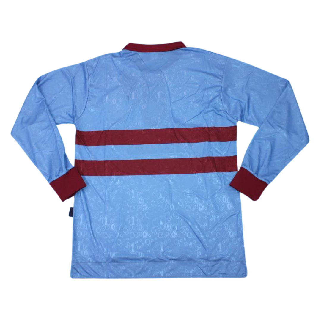 Camisa West Ham United Manga Longa Away 95/97 - Versão Retrô