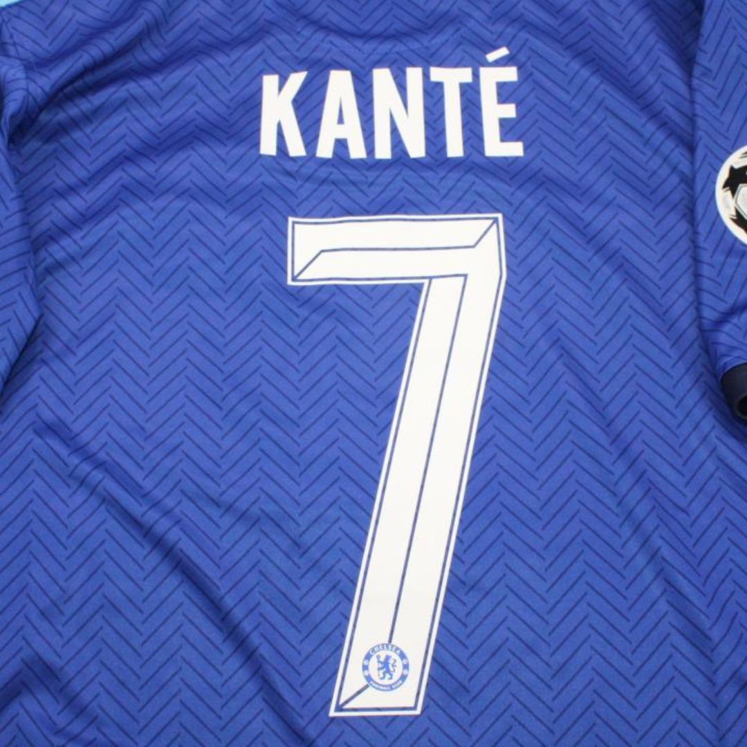 Camisa Chelsea UCL Final 20/21 - Versão Retrô "Kanté" Nº 7