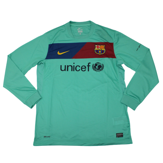 Camisa Barcelona Manga Longa Away 10/11 - Versão Retrô