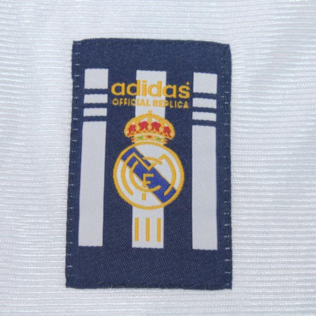 Camisa Real Madrid Manga Longa Home 98/00 - Versão Retrô