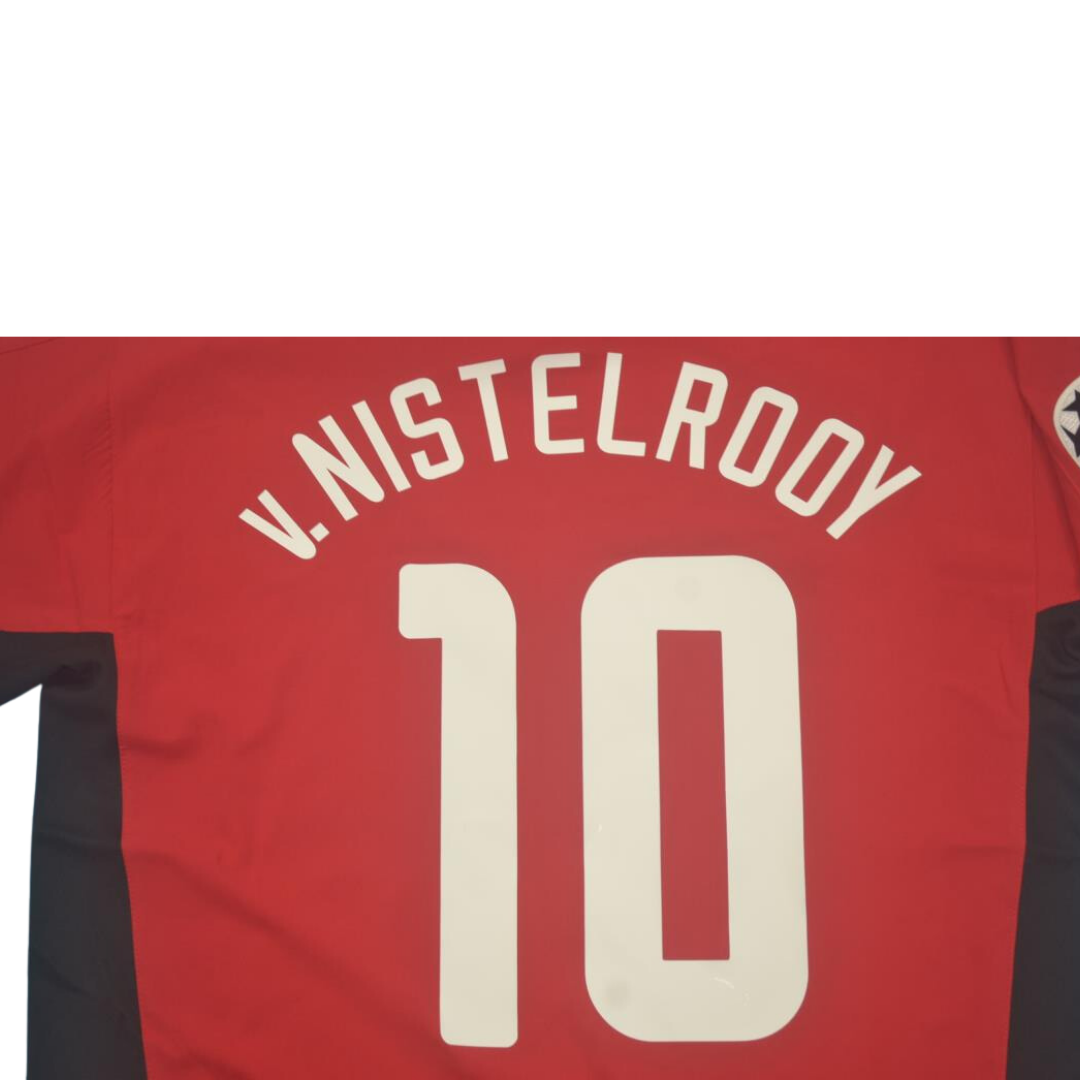 Camisa Manchester United Home 02/04 - Versão Retrô "V. Nistelrooy" Nº 10