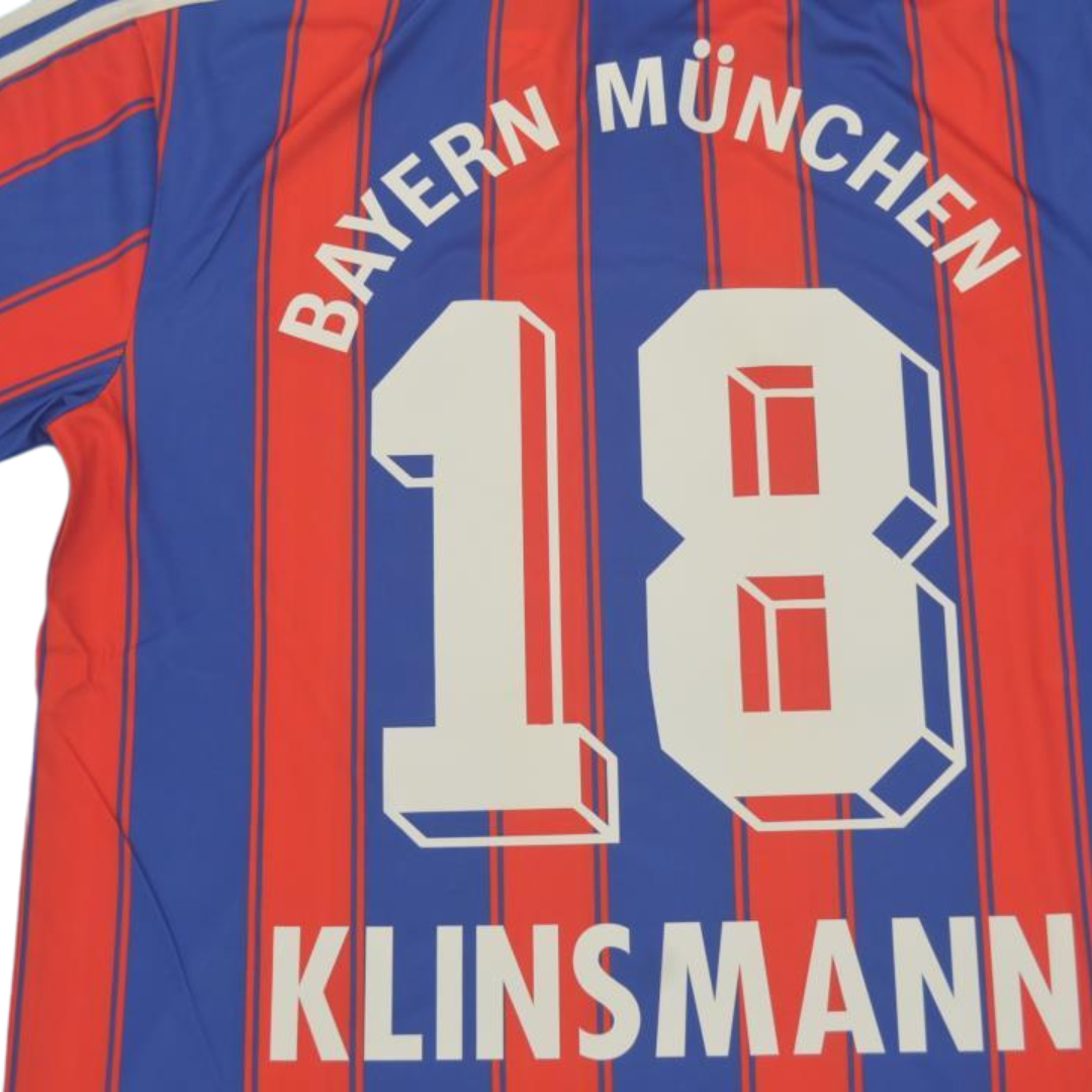 Camisa Bayern de Munique Home 95/97 - Versão Retrô "Klinsmann" N° 18
