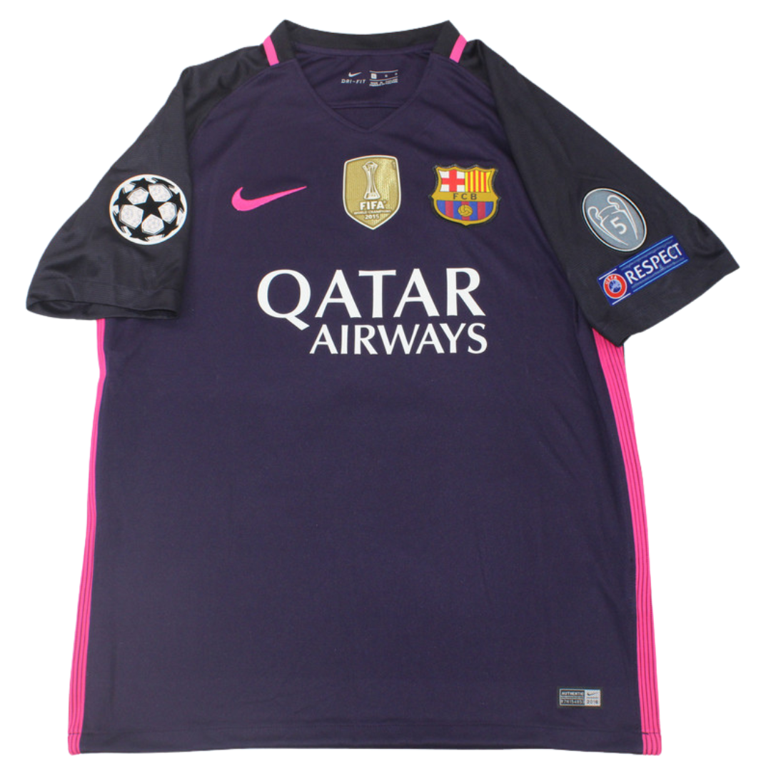 Camisa Barcelona Away 16/17 - Versão Retrô "Messi" Nº 10