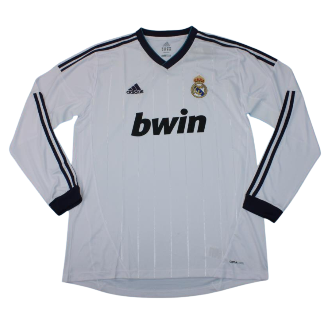 Camisa Real Madrid Manga Longa Home 12/13 - Versão Retrô