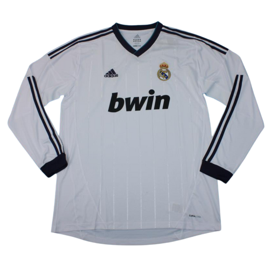 Camisa Real Madrid Manga Longa Home 12/13 - Versão Retrô