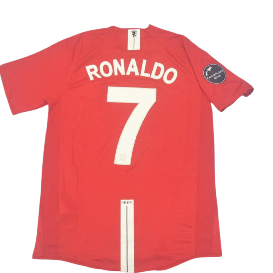 Camisa Manchester United Home 07/09 - Versão Retrô "Cristiano Ronaldo" Nº 7