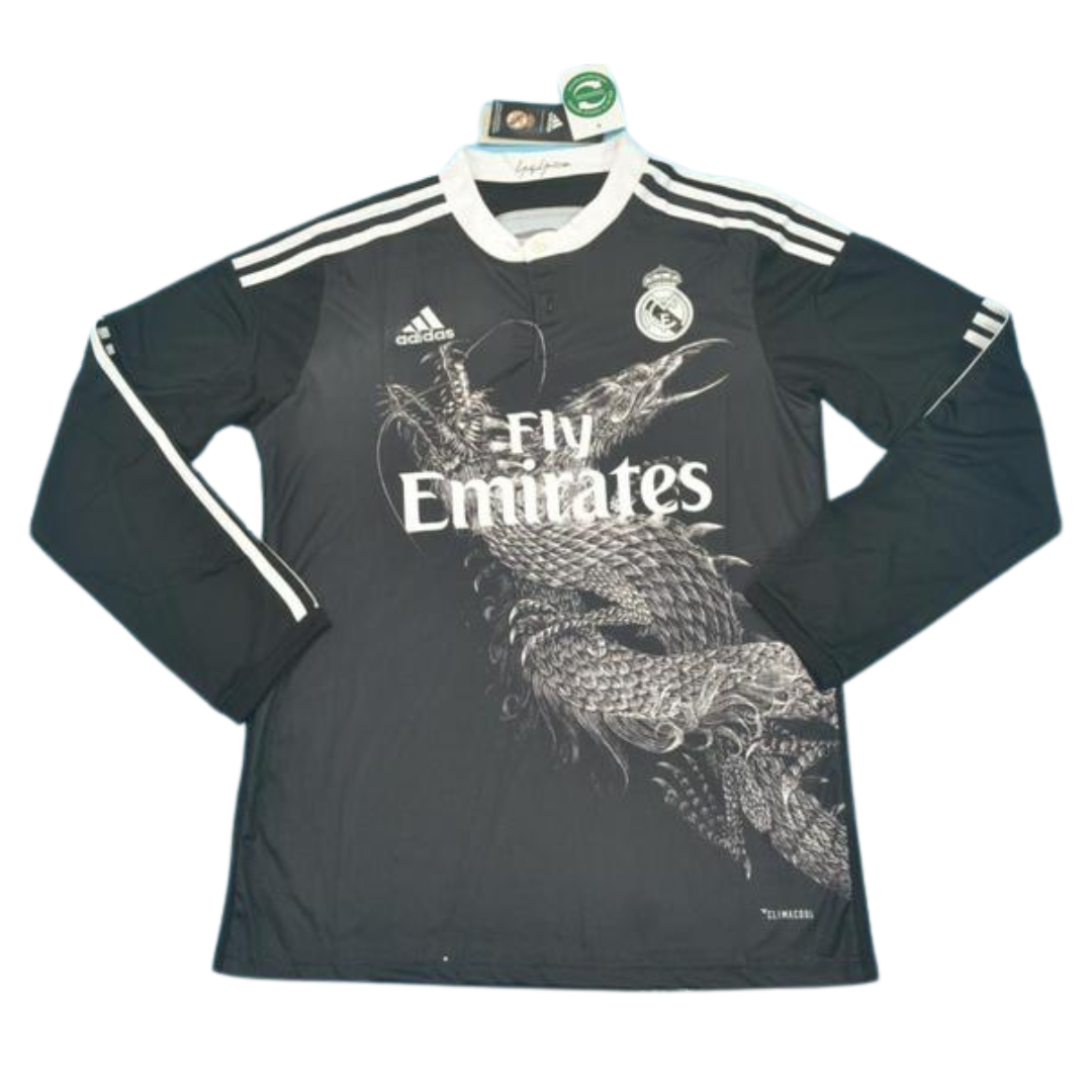 Camisa Real Madrid Manga Longa Third Away 14/15 - Versão Retrô