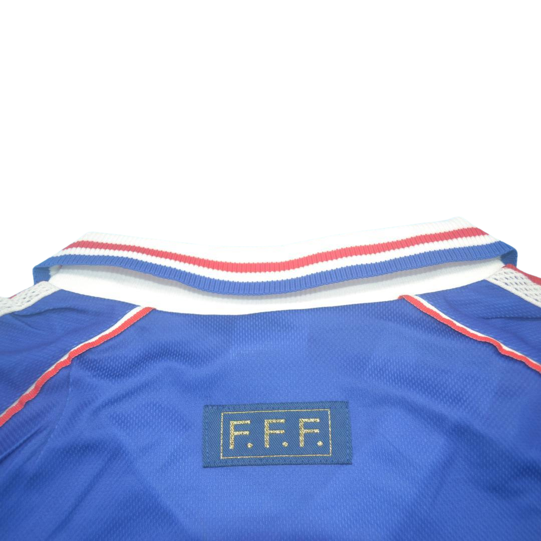 Camisa Retrô França Home Copa do Mundo Versão 1998 "Makélélé" N°24