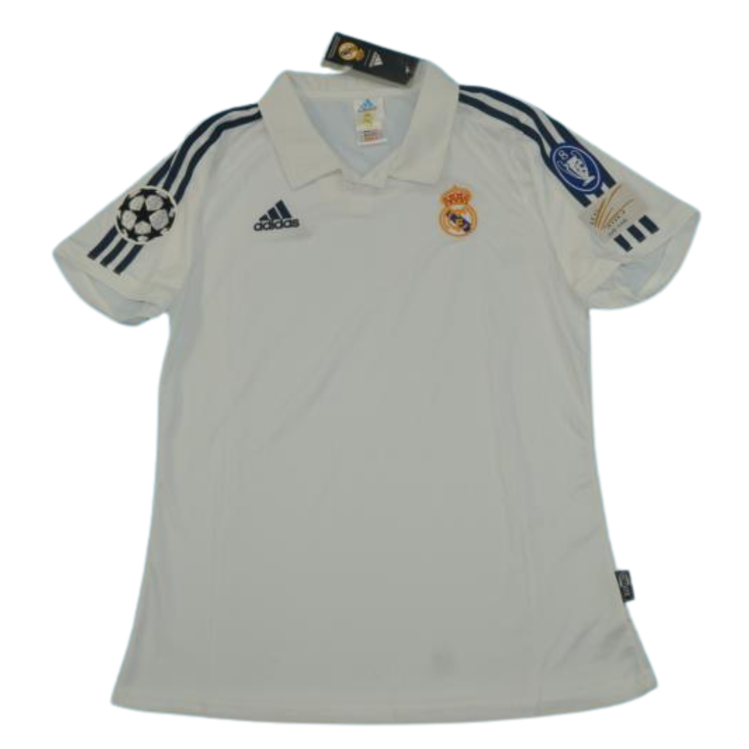 Camisa Real Madrid Home 01/02 - Versão Retrô "Zidane" Nº 5