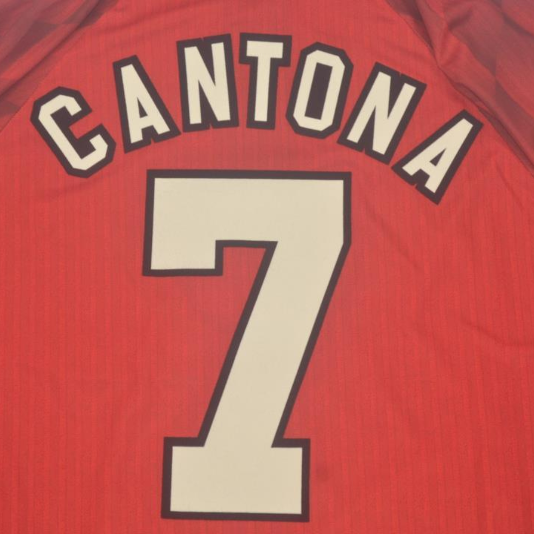 Camisa Manchester United Manga Longa 96/97 - Versão Retrô "Cantona" Nº 7