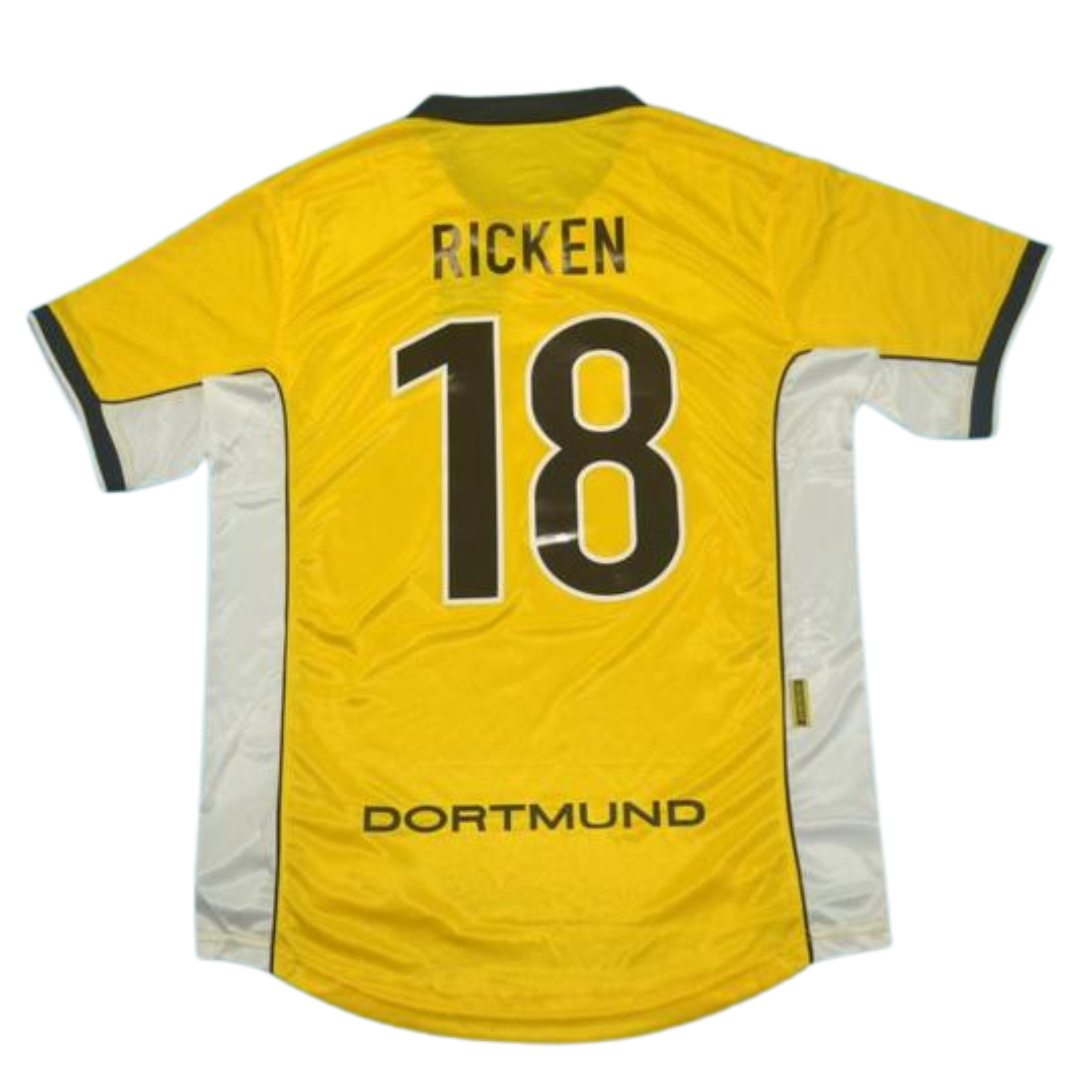Camisa Borussia Dortmund Home 98/00 - Versão Retrô "Ricken" N° 18