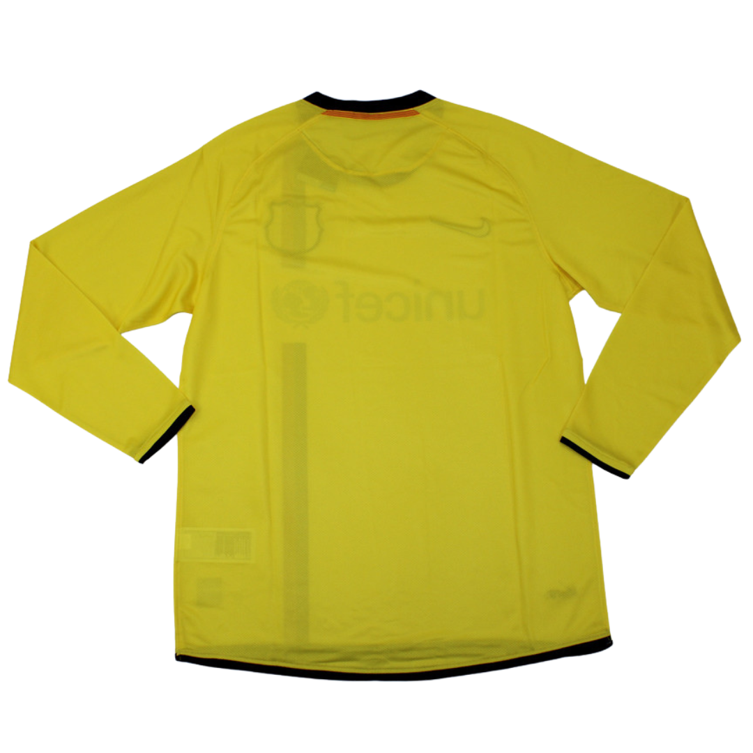 Camisa Barcelona Manga Longa Away 08/09 - Versão Retrô