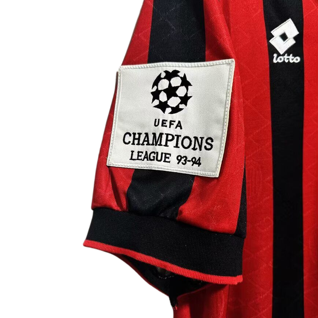 Camisa Retrô Milan Home UCL Final 93/94