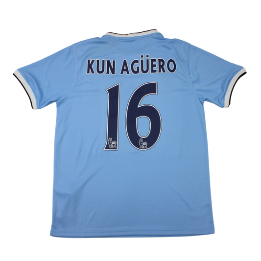Camisa Manchester City Home 13/14 - Versão Retrô "Aguero" Nº 16