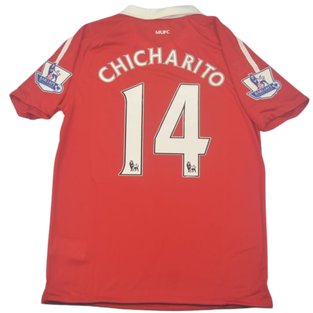 Camisa Manchester United Home 10/11 - Versão Retrô "Chicharito" Nº 14