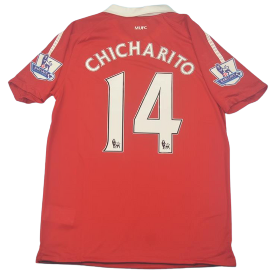 Camisa Manchester United Home 10/11 - Versão Retrô "Chicharito" Nº 14