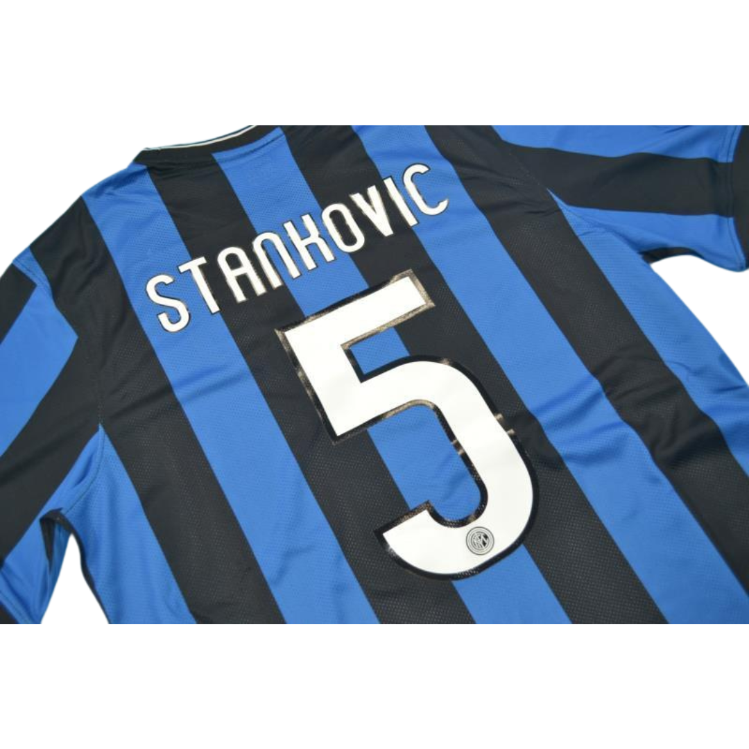 Camisa Retrô Inter de Milão Home UCL Finale Versão 2010 "Stankovic" N°.5