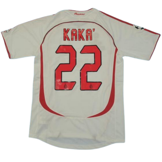 Camisa Retrô Milan Away UCL Finale Versão 2007 "Kaká" N°.22