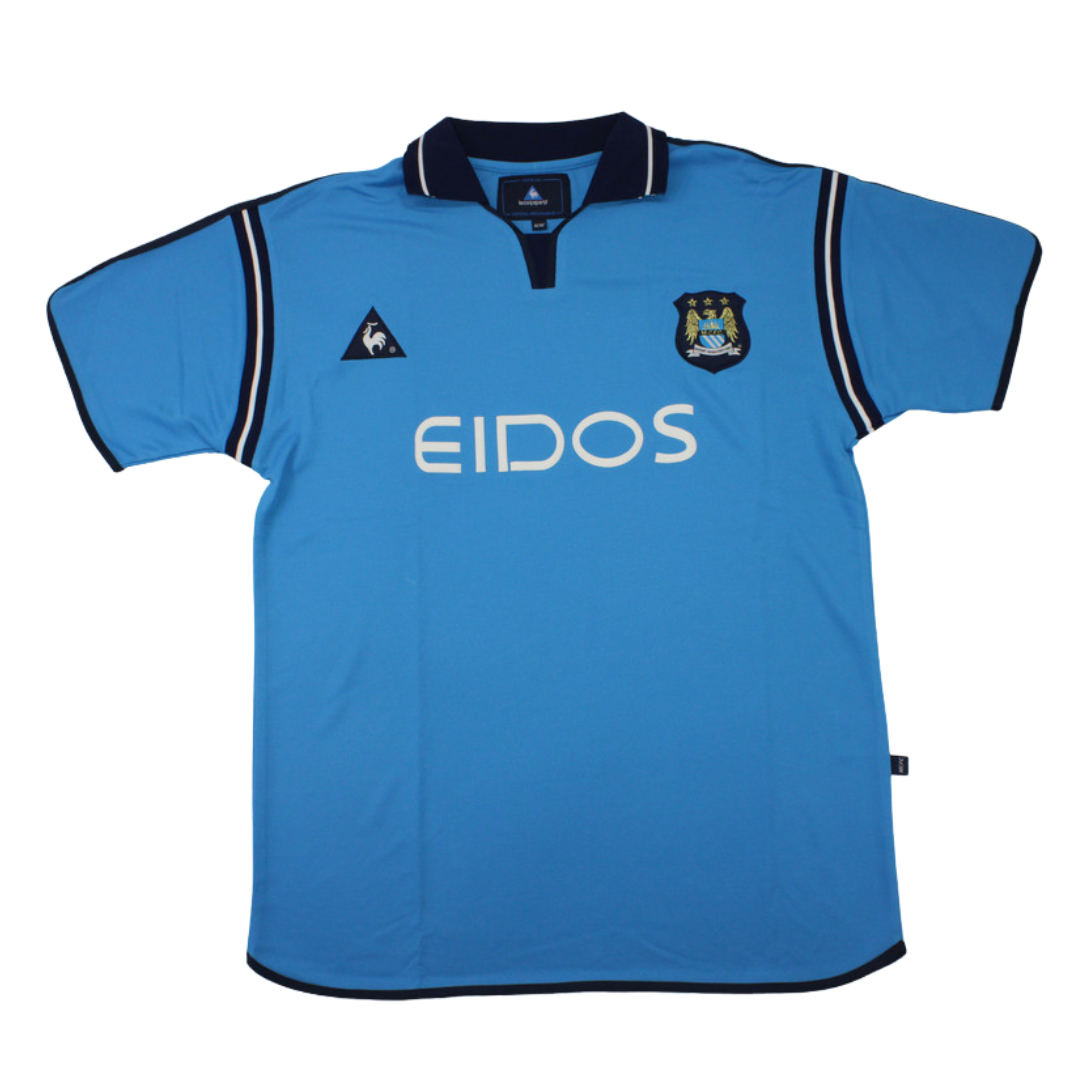 Camisa Manchester City Home 01/02 - Versão Retrô