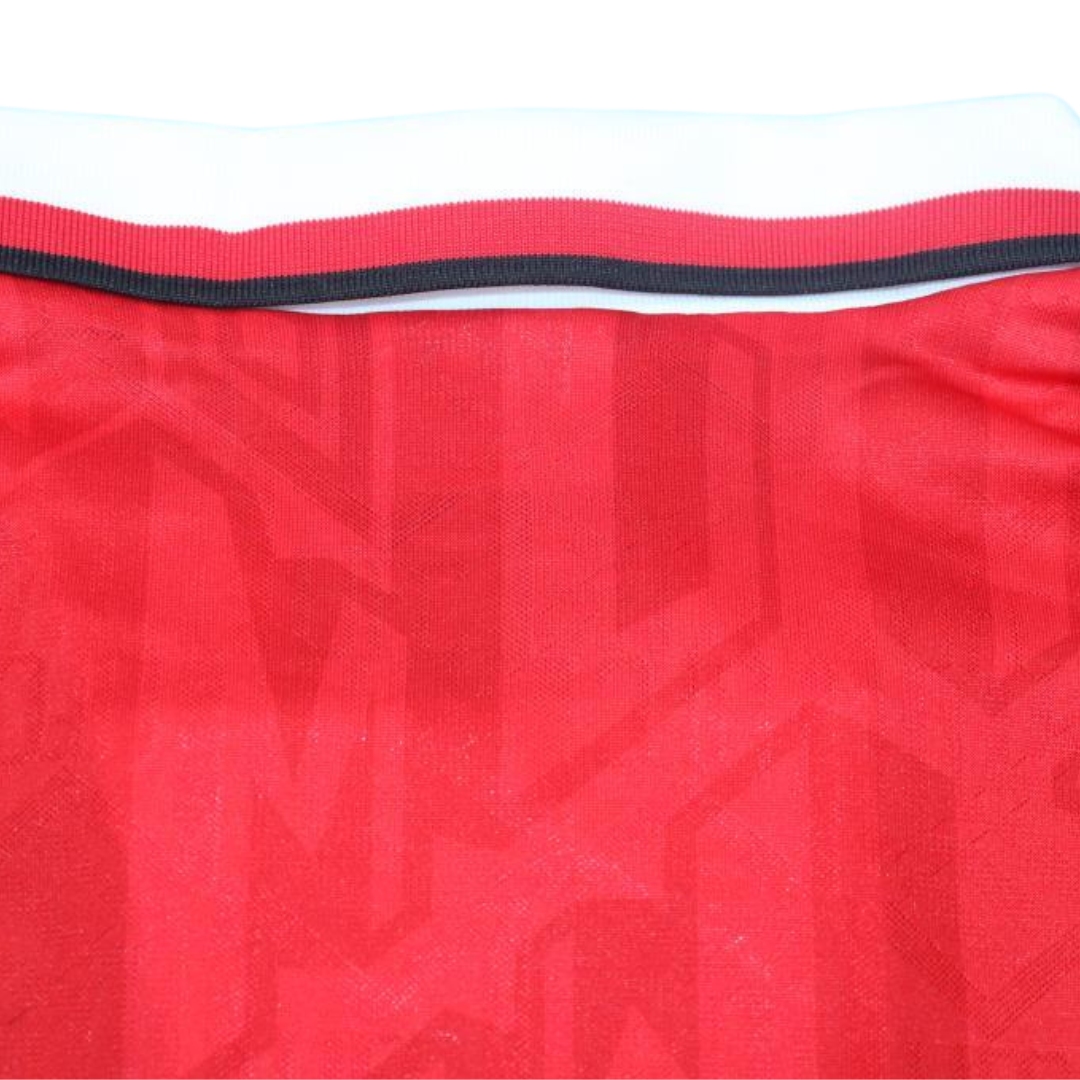 Camisa Manchester United Manga Longa 93/94 - Versão Retrô "Beckham" Nº 28