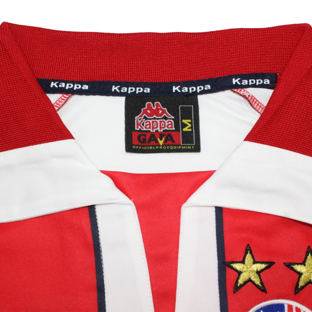 Camisa Estrela Vermelha Home 00/01 - Versão Retrô "Bunjevčević" Nº 6