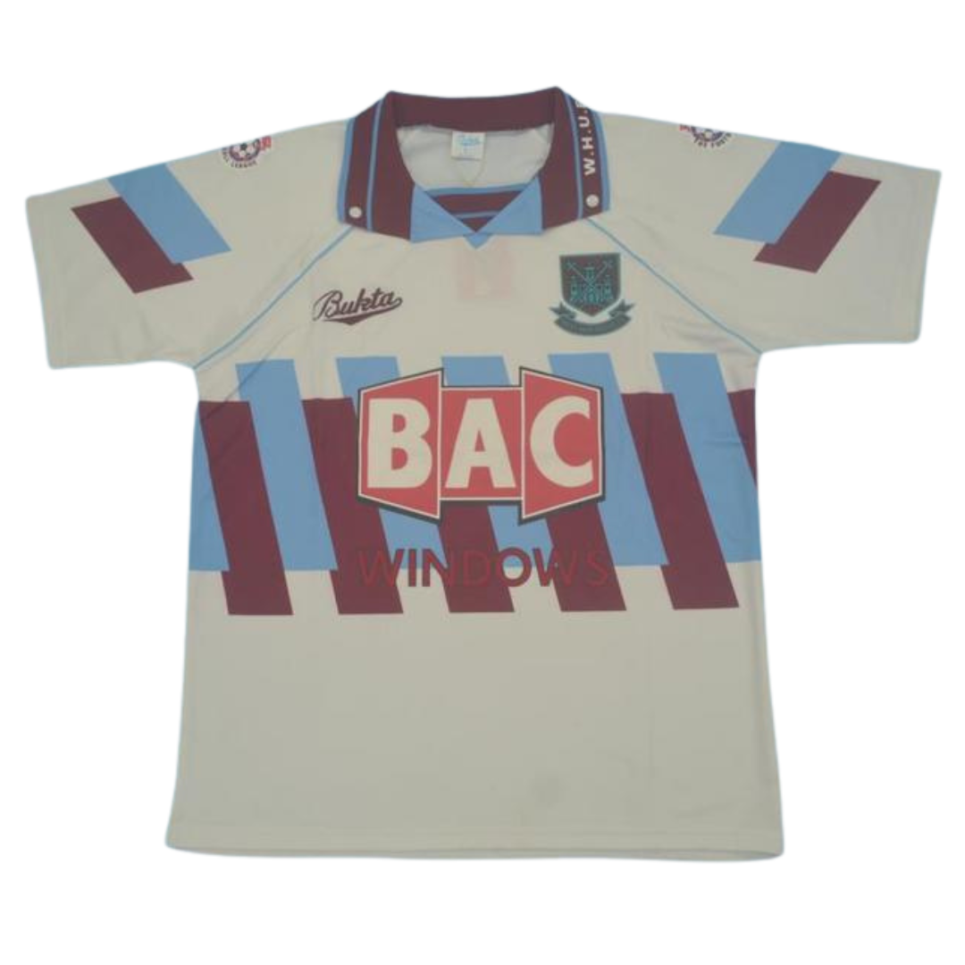 Camisa West Ham Away 91/92 - Versão Retrô