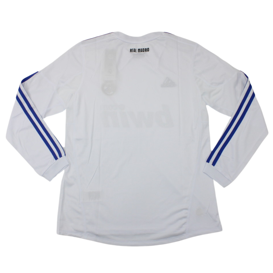 Camisa Real Madrid Manga Longa Home 10/11 - Versão Retrô