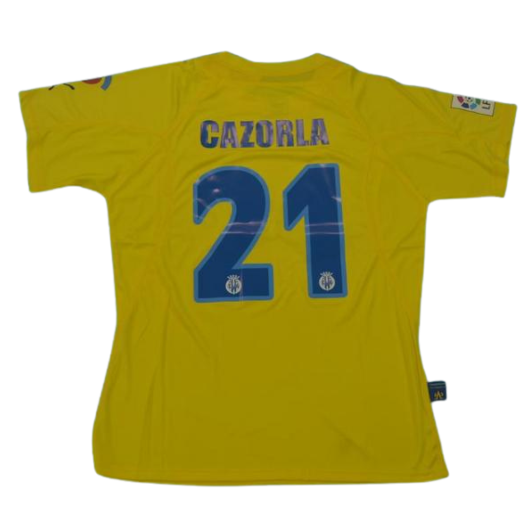 Camisa Villarreal Home 05/06 - Versão Retrô "Cazorla" Nº 21