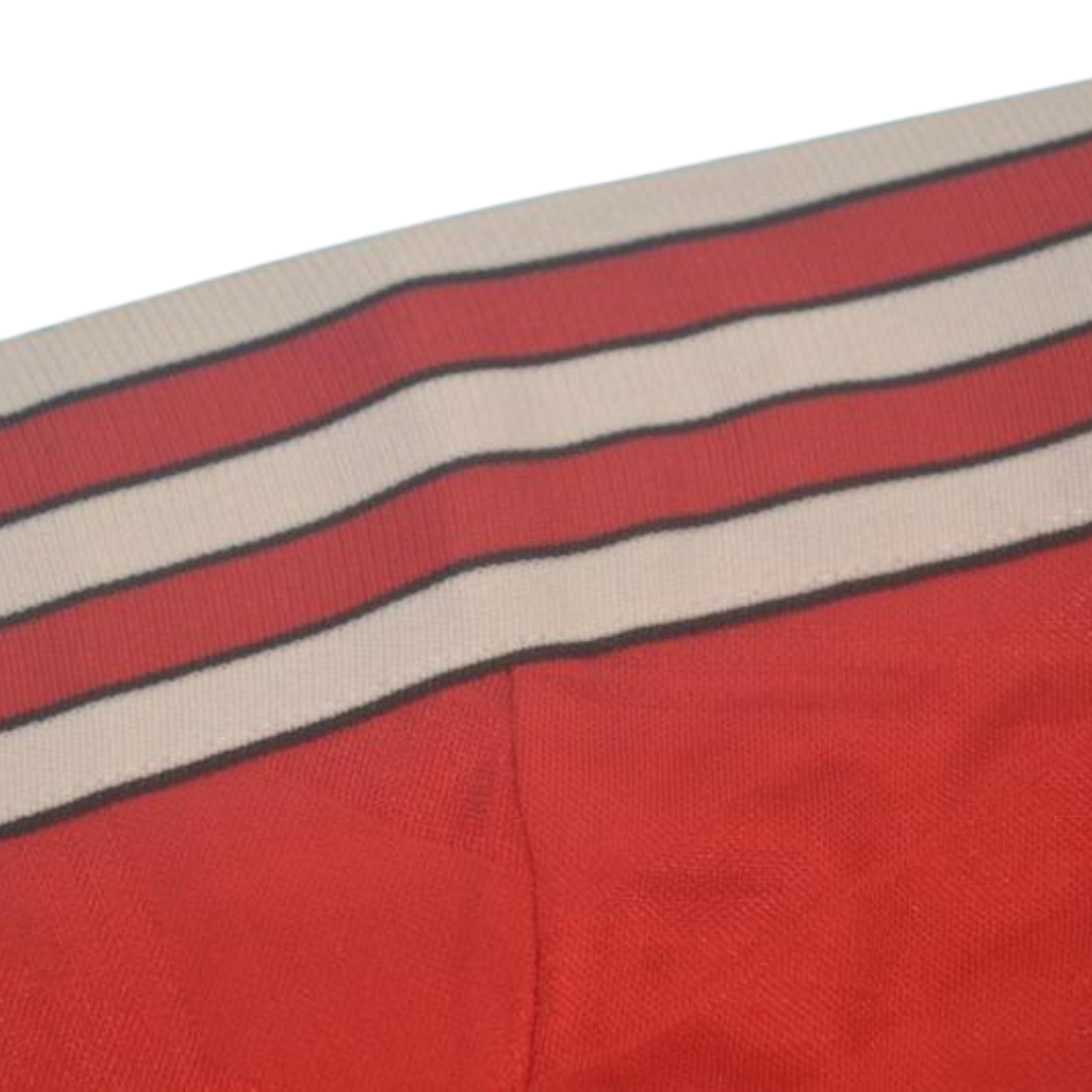 Camisa Manchester United Manga Longa Home 1986 - Versão Retrô
